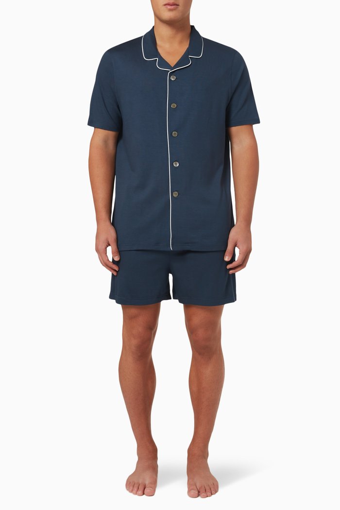 

Pyjama Set in Basel Modal-stretch, Blue