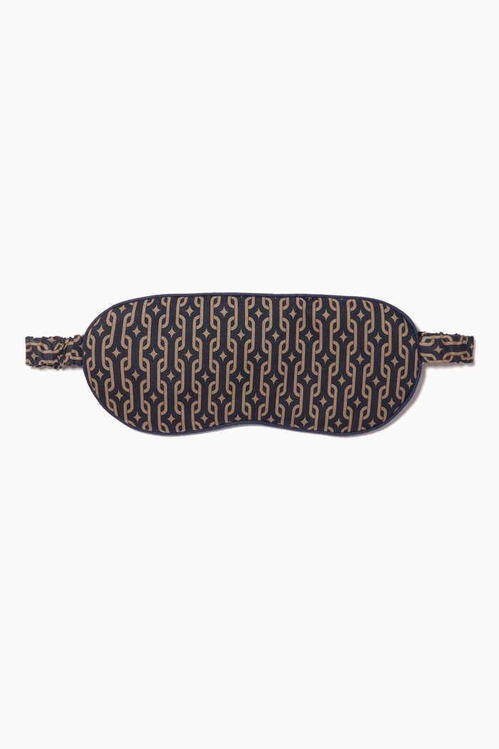 

Nelson 82 Sleep Mask in Cotton Modal, Blue