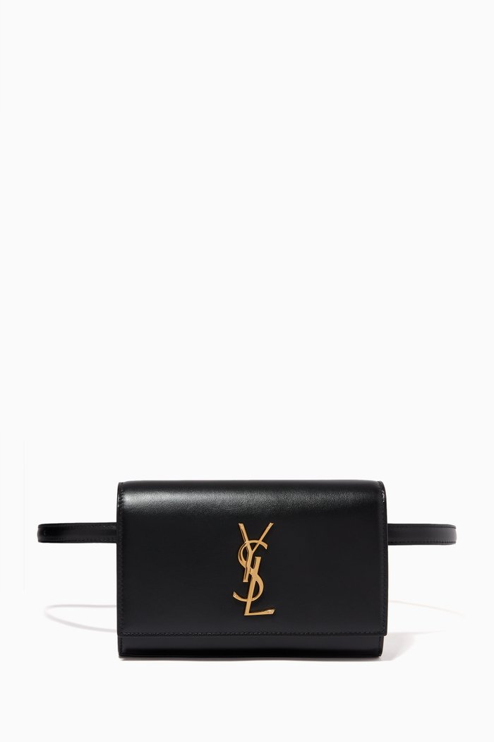 

Kate Belt Bag in Smooth Leather, Black