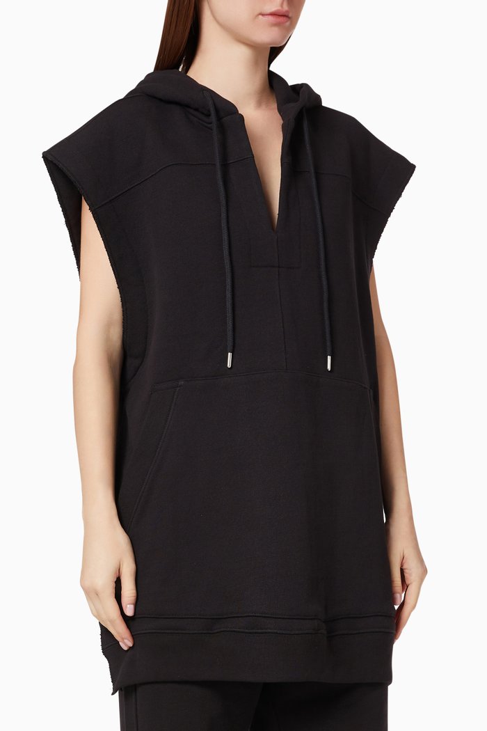 

Hannema Hoodie in Cotton Terry, Black