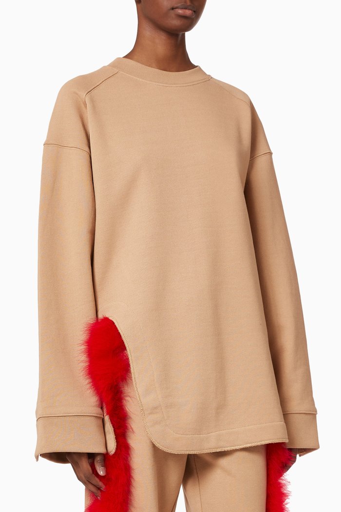 

Hawkins Sweater in Terry Cotton, Neutral
