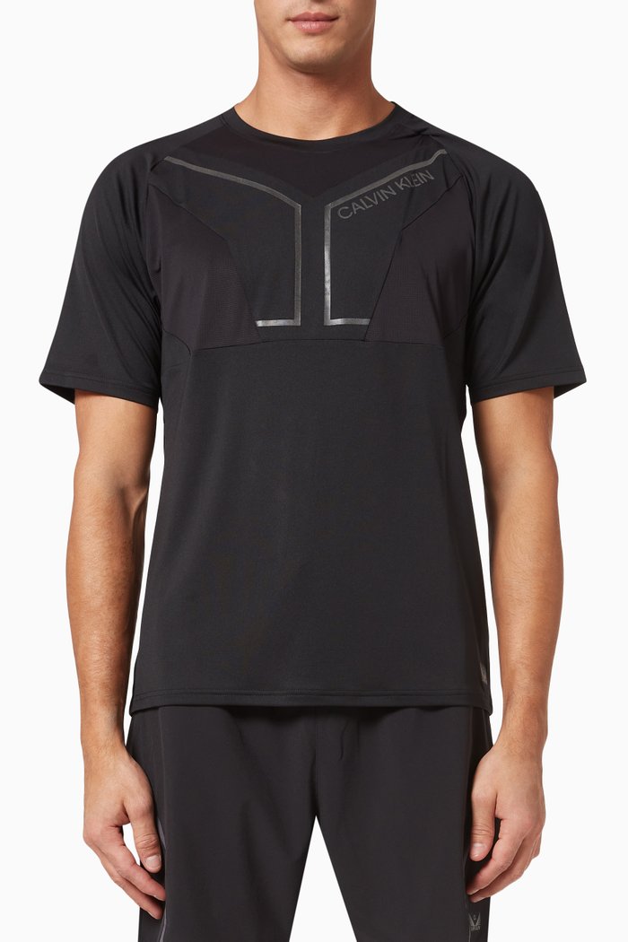 

Gym T-shirt in Recycled Polyester, Black