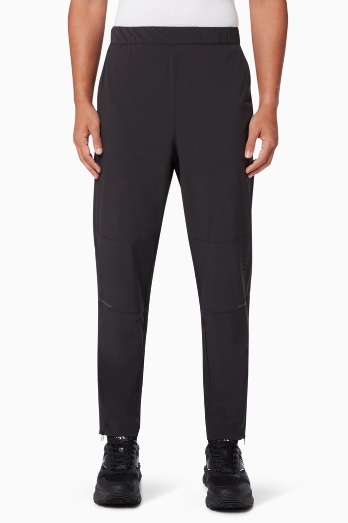 

Cargo Pants in Stretch Polyester, Black