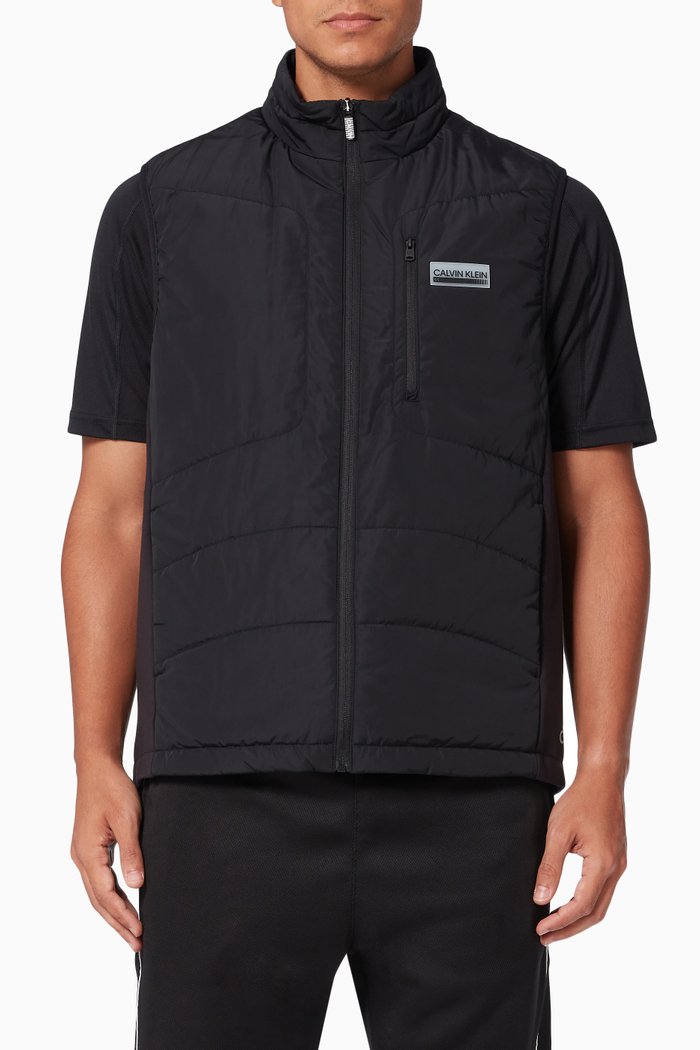 

Padded Vest in Polyester, Black