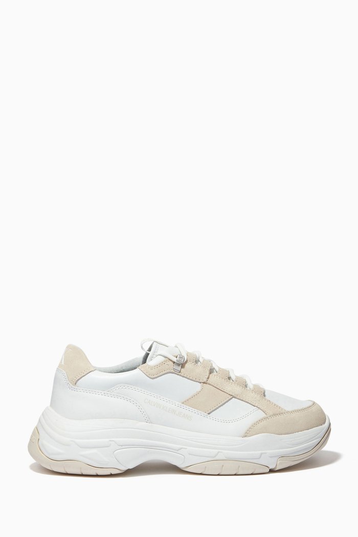 

Chunky Sneakers in Leather, White