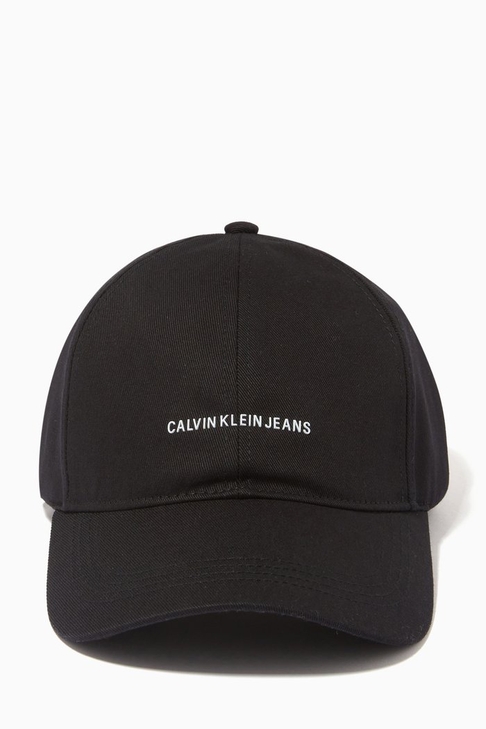 

Institutional Cap in Cotton Twill, Black
