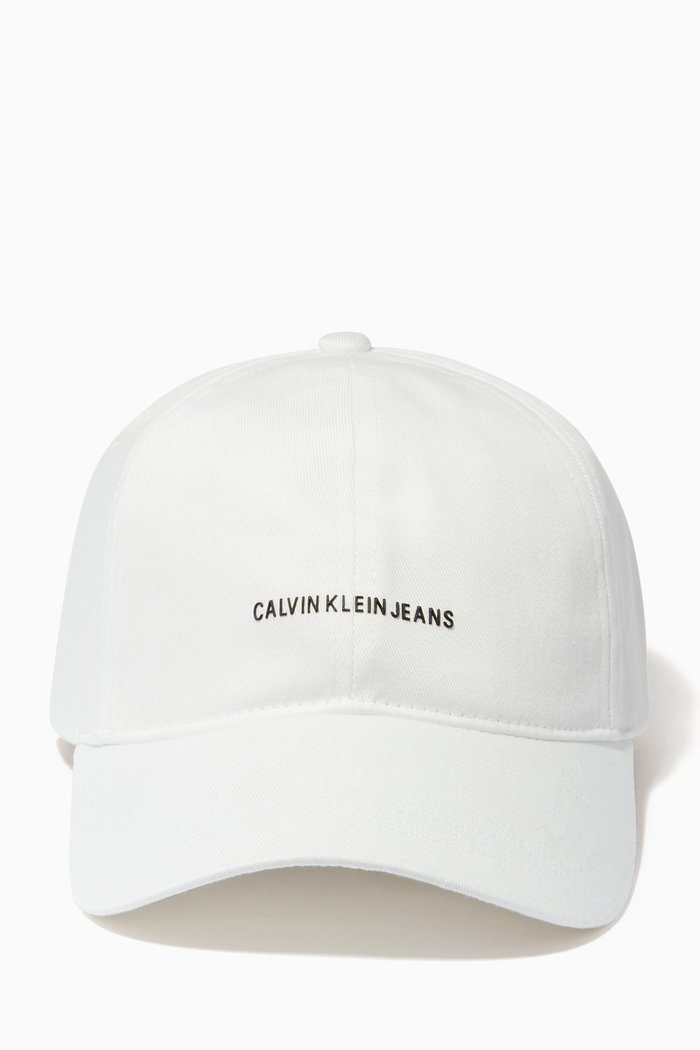 

Institutional Cap in Cotton Twill, White