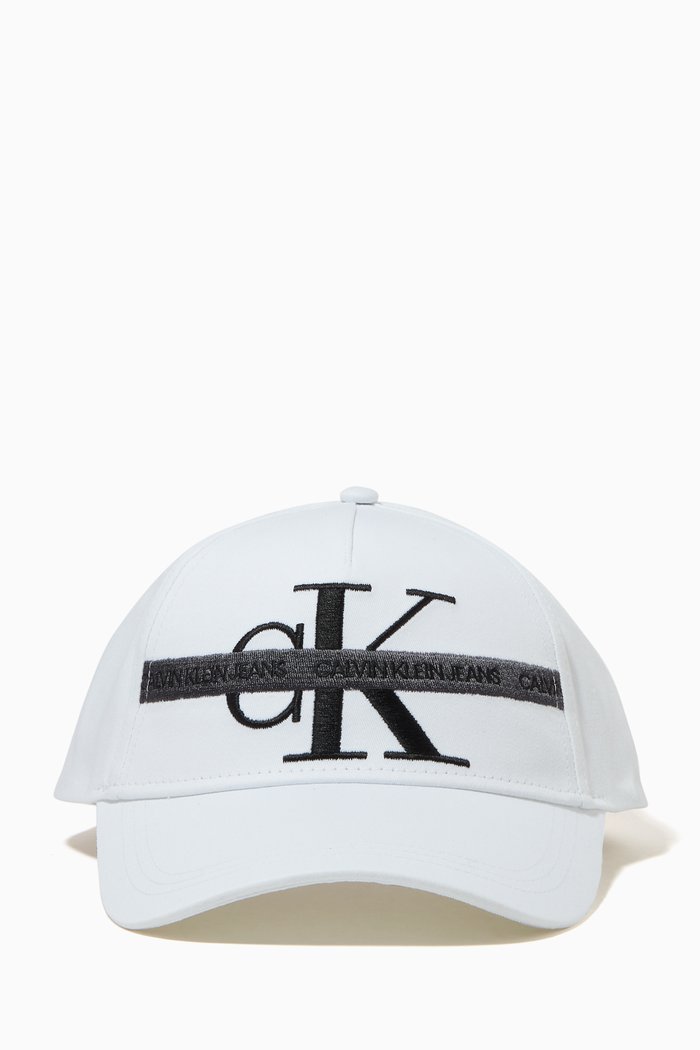

Logo Cap in Organic Cotton, White