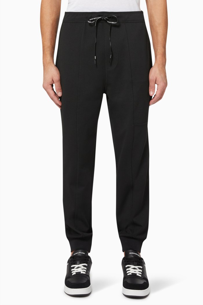 

Jogger Pants in Sustainable Milano Jersey, Black