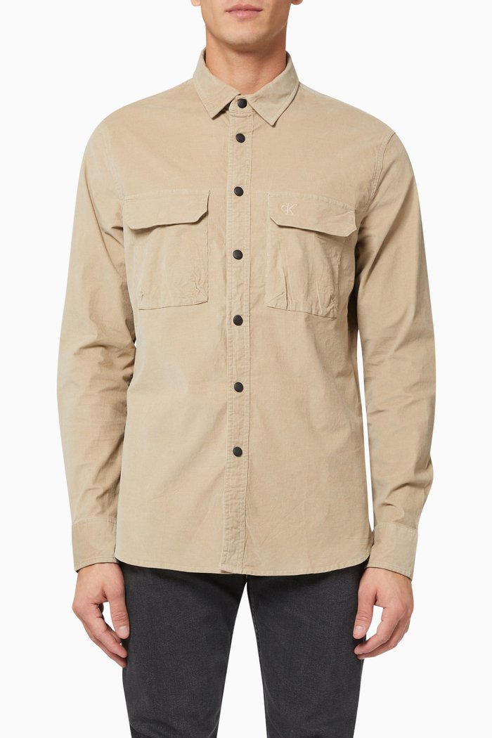 

Shirt in Corduroy, Neutral