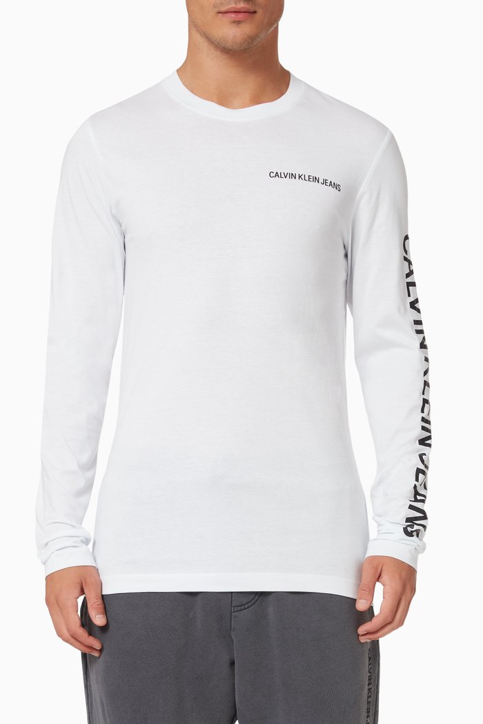 

Essential Institutional T-shirt in Organic Jersey, White