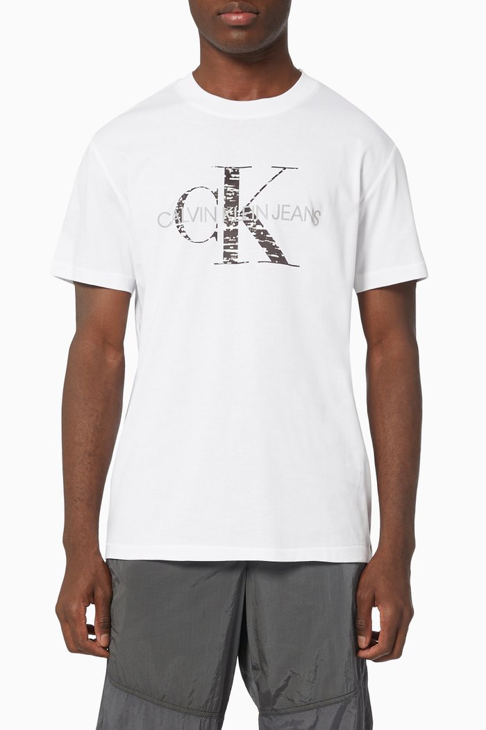 

Monogram T-shirt in Organic Jersey, White