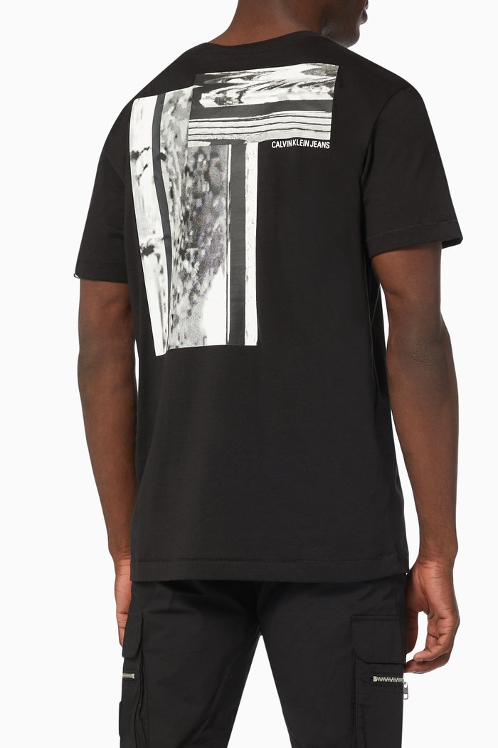 

Noise Graphic T-shirt in Organic Jersey, Black