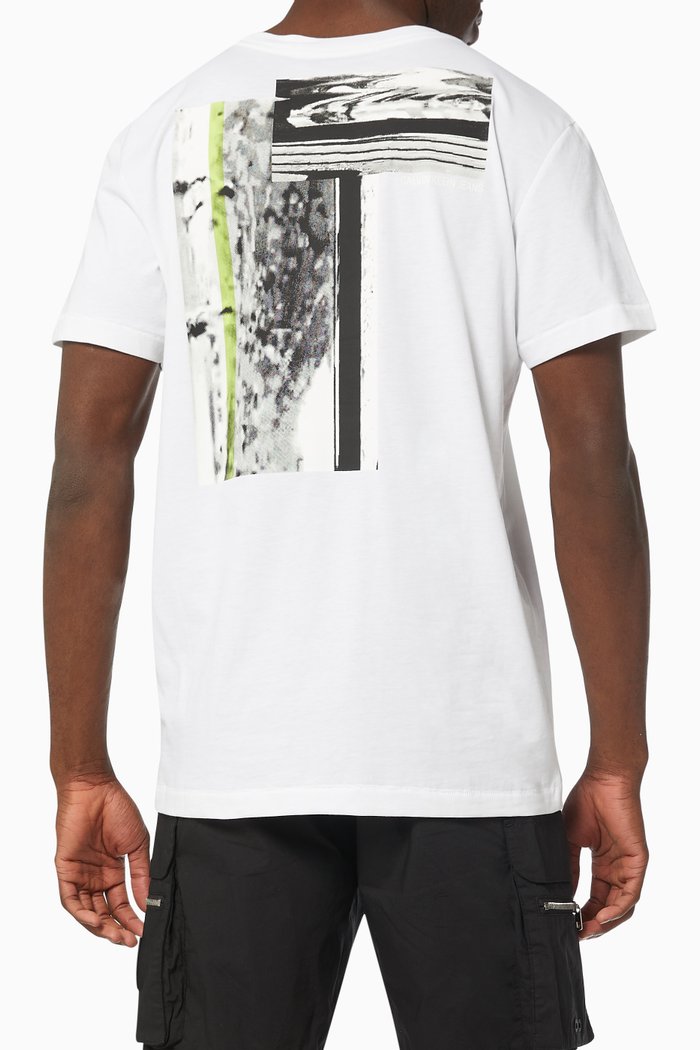 

Noise Graphic T-shirt in Organic Jersey, White