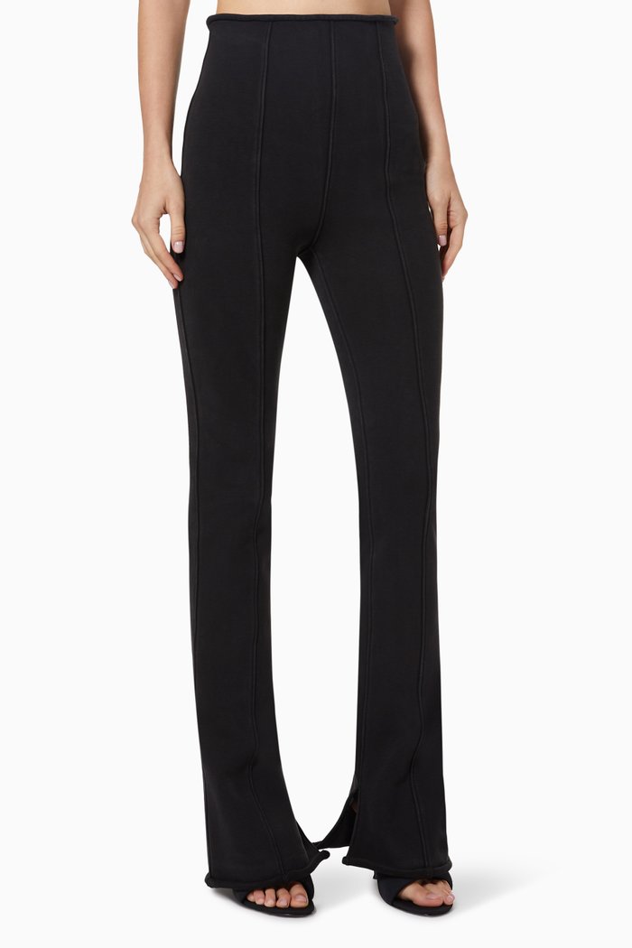 

Stacked Leggings in Heavy Stretch Terry, Black
