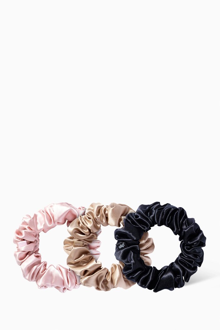 

Mixed Large Scrunchie Set, Pack of 3, Colourless