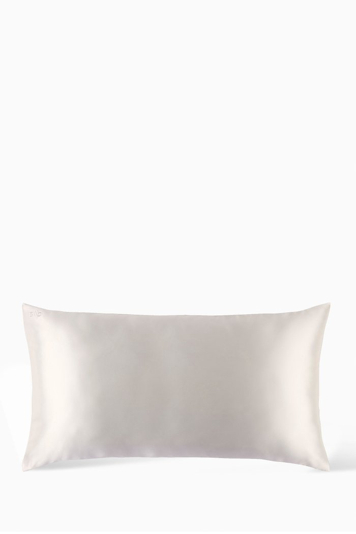 

King Pure Silk Pillowcase, Colourless
