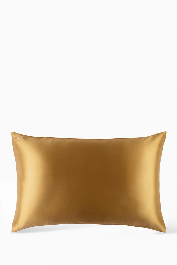 

Queen Pure Silk Pillowcase, Colourless