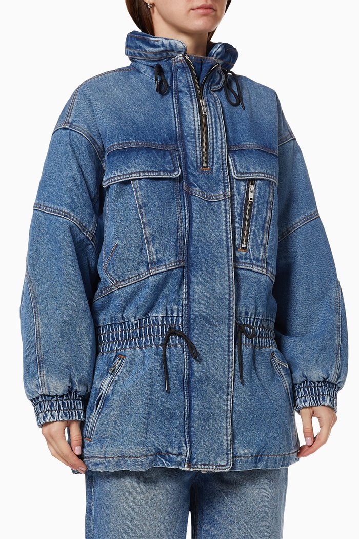 

Field Jacket in Denim, Blue