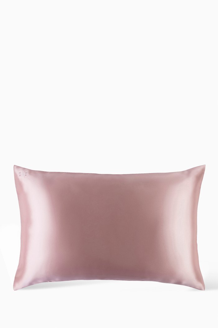 

Queen Pure Silk Pillowcase, Colourless