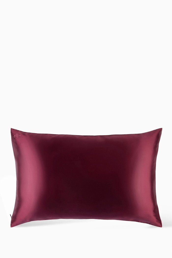 

Queen Pure Silk Pillowcase, Colourless