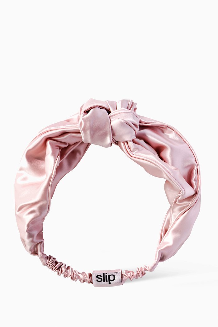 Silk Knot Headband, Colourless