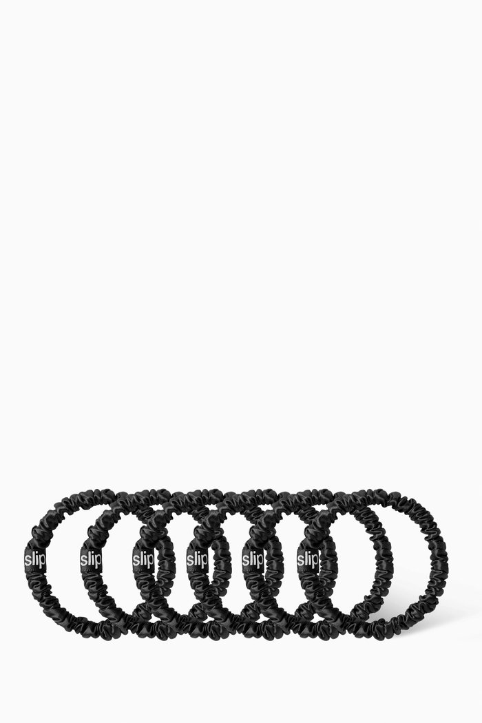 

Skinny Scrunchie Set, Pack of 6, Colourless