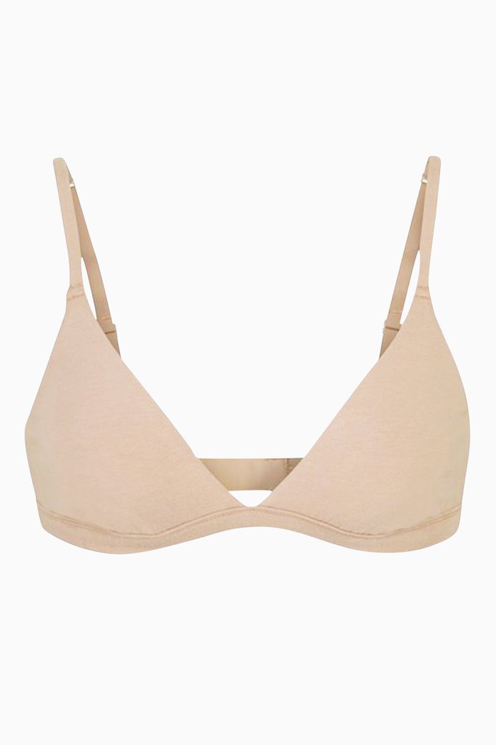 

Mesh Triangle Bralette, Grey