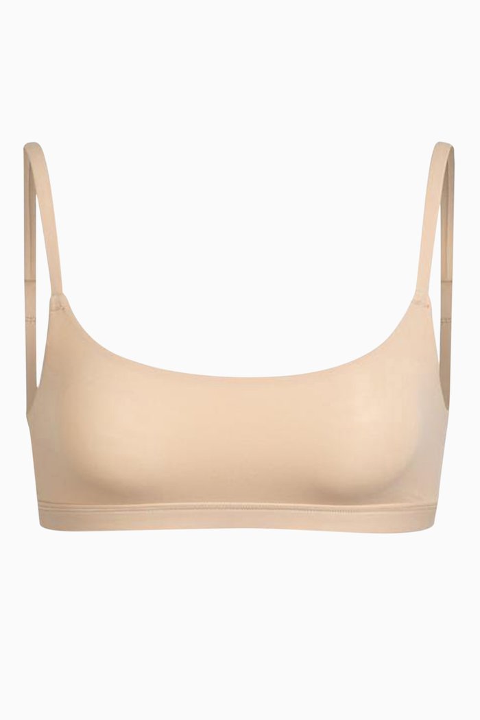 

Mesh Scoop Bralette, Grey
