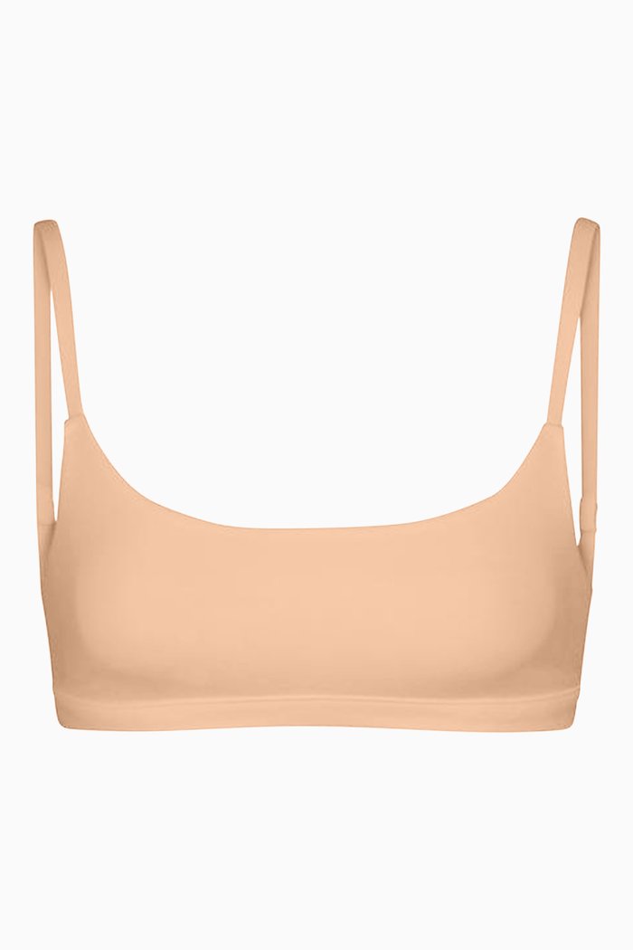 

Mesh Scoop Bralette, Yellow