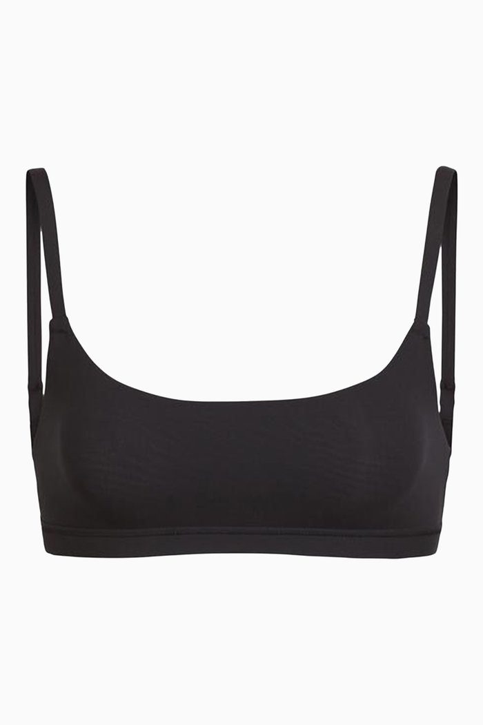 

Mesh Scoop Bralette, Black