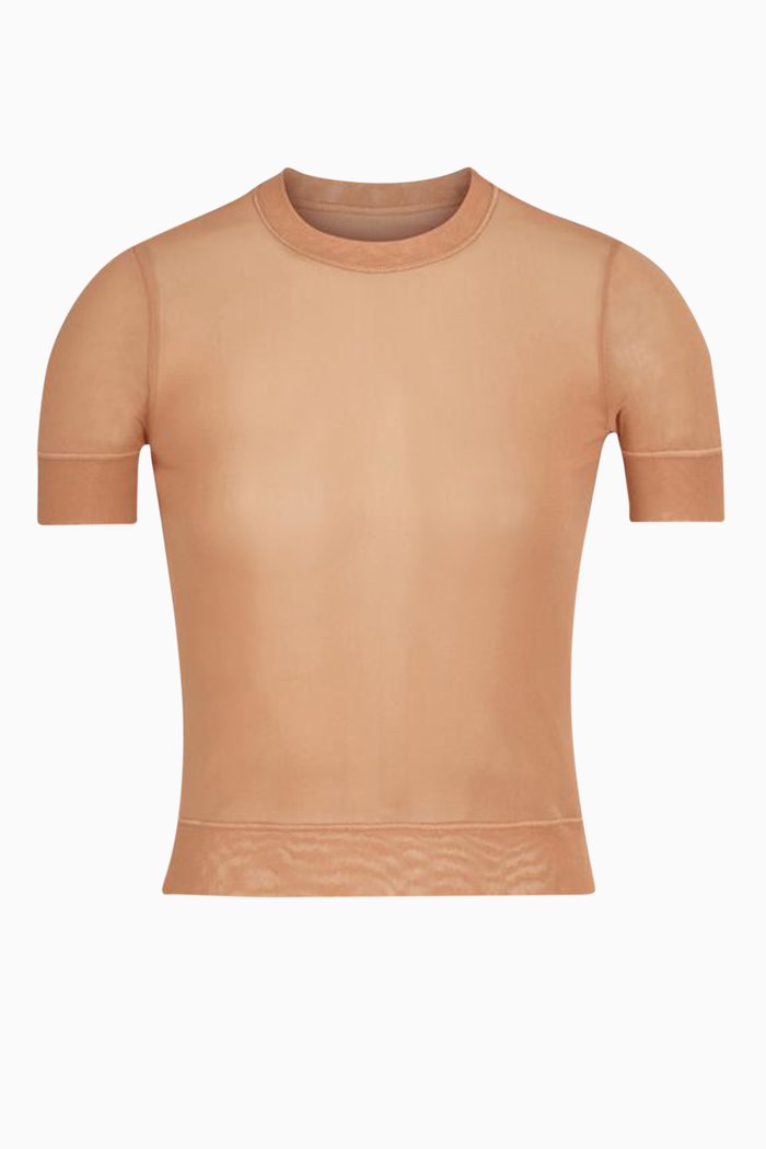 

Summer Mesh T-shirt, Brown