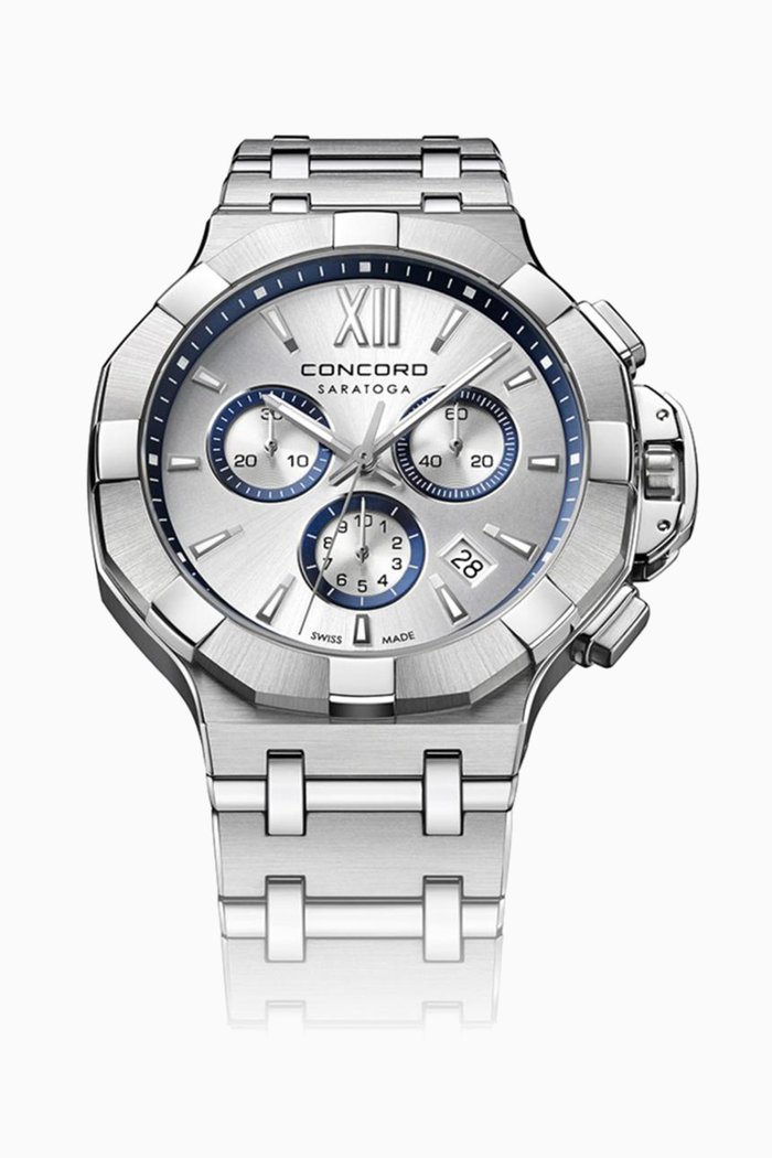 

Saratoga Quartz Chronograph Watch, Silver