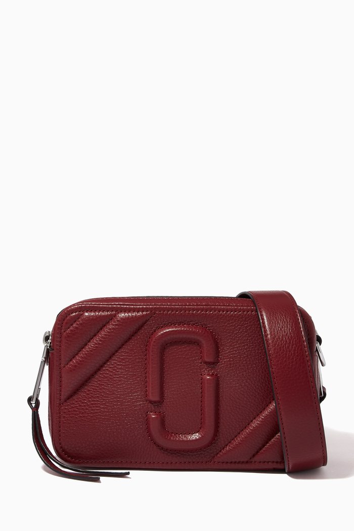 

The Moto Shot 21 Bag in Leather, Burgundy