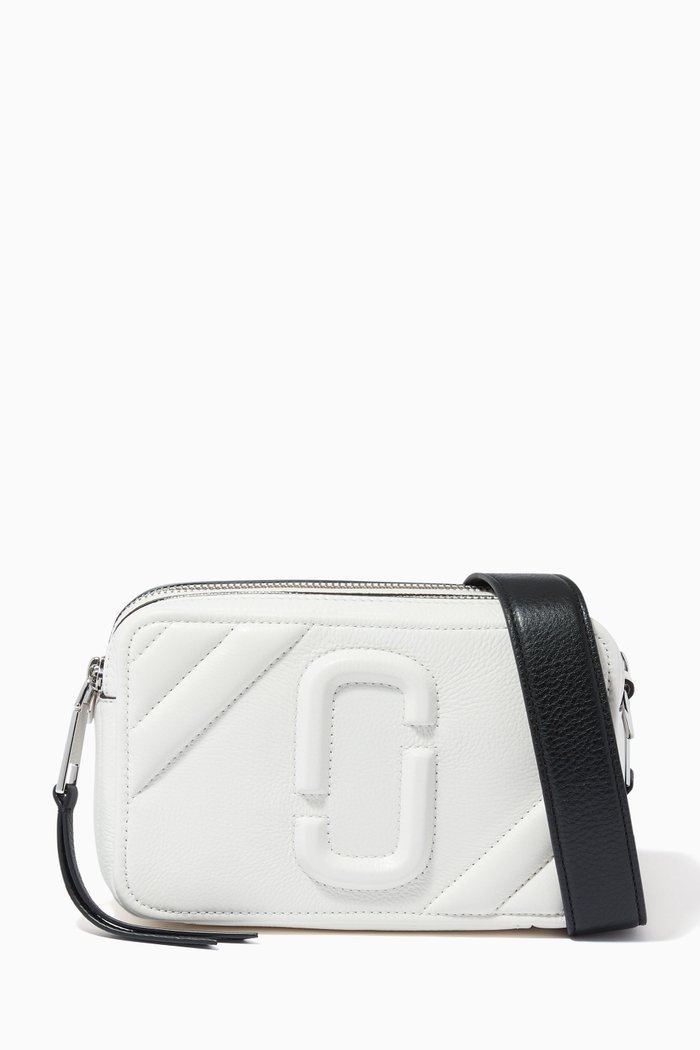 

The Moto Shot 21 Bag in Leather, White