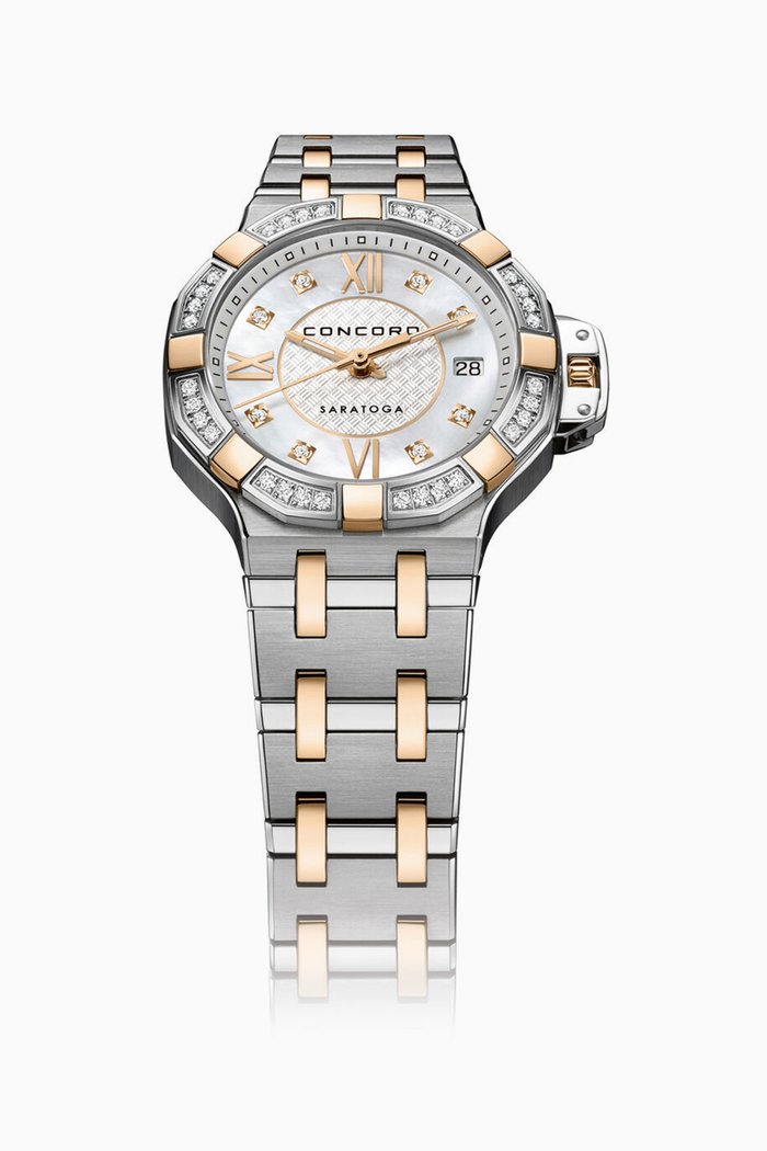 

Saratoga Diamond Watch, White