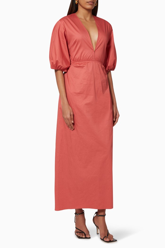 

Rosanna Backless Dress, Red