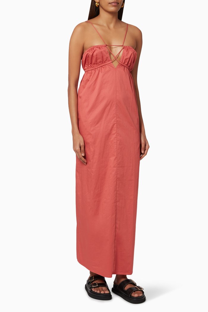 

Rosanna Strappy Maxi Dress, Red