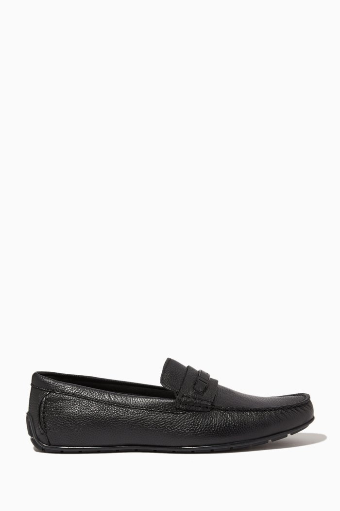 

Moccasins in Leather, Black