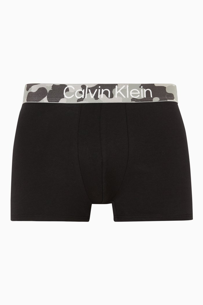 

Galvanised Logo Trunks in Organic & Recycled Cotton, Black
