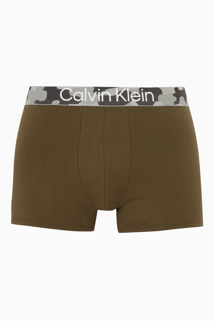 

Galvanised Logo Trunks in Organic & Recycled Cotton, Green