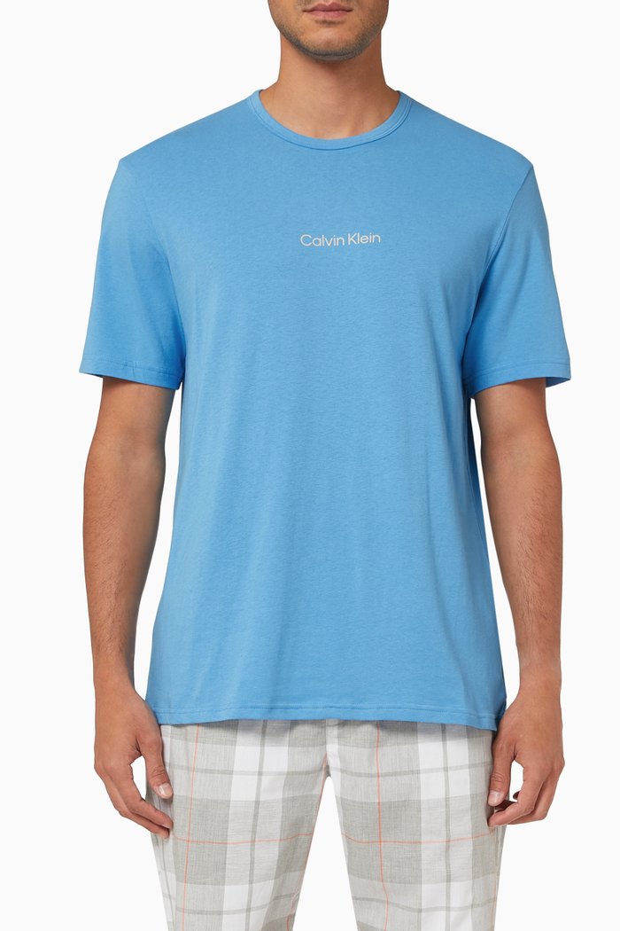 

Modern Structure Lounge T-shirt in Jersey, Blue