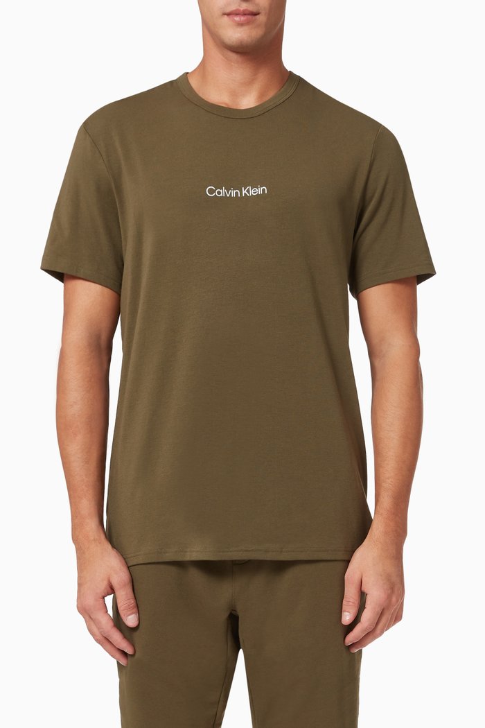 

Modern Structure Lounge T-shirt in Jersey, Green