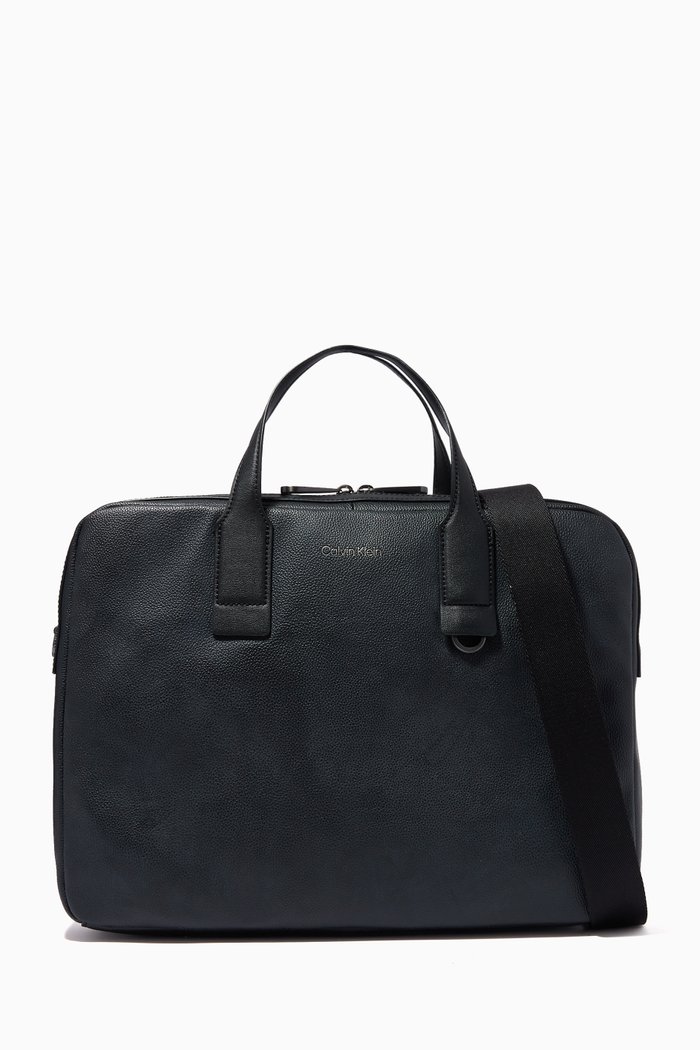 

Laptop Bag in Recycled Polyester, Black