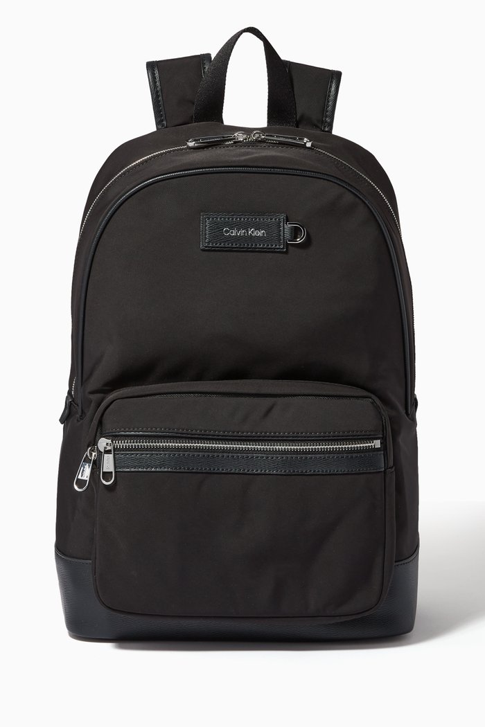 Urban Utility Campus Backpack in Canvas, Black