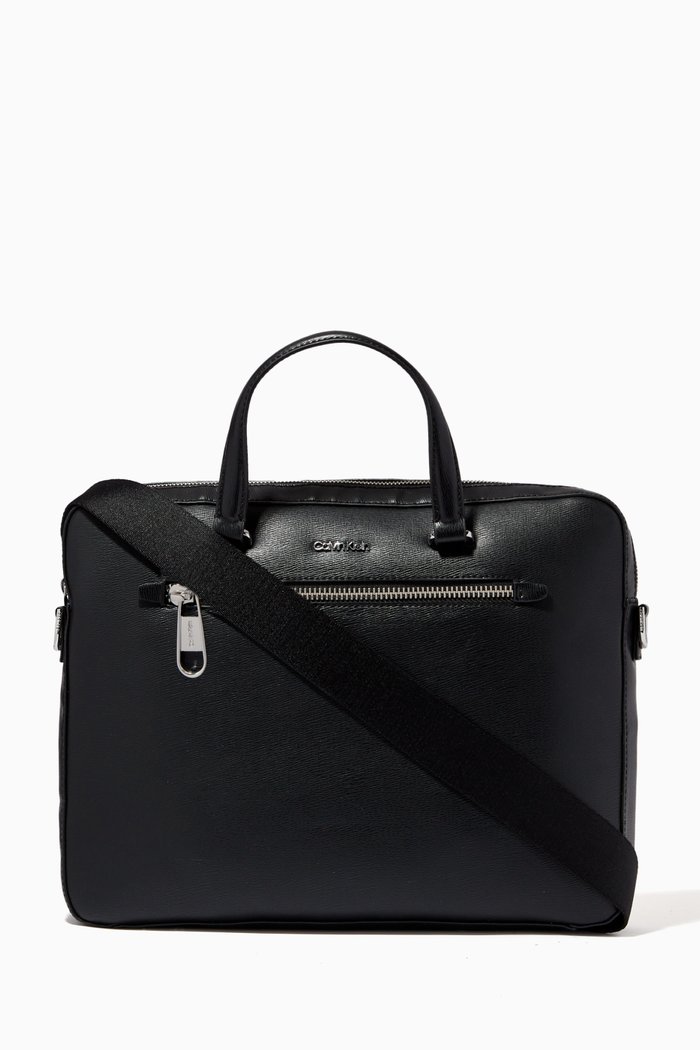 

Minimalism Laptop bag 13″ in Faux Leather, Black