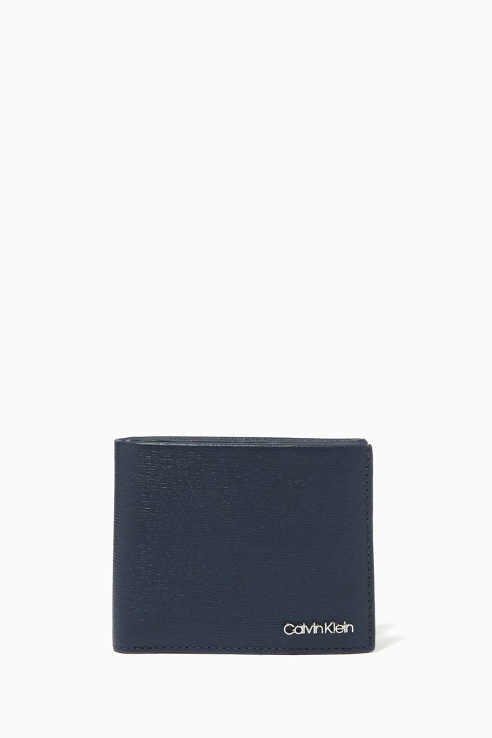 

Billfold Wallet in Leather, Blue