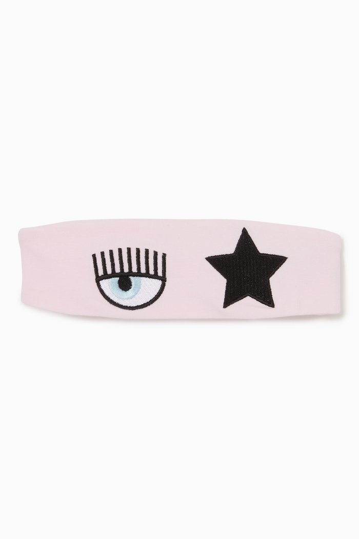 

Eye Star Headband in Jersey, Pink