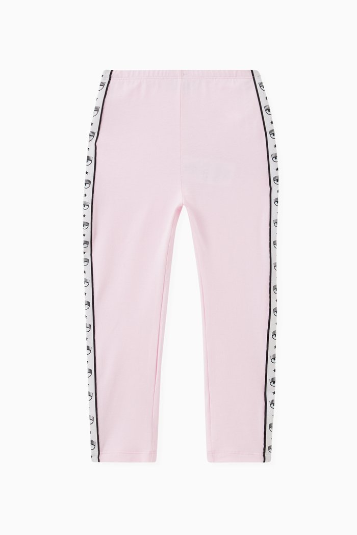 

Logomania Leggings in Jersey, Pink