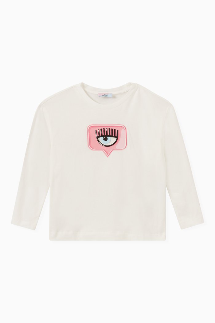 

Eye T-shirt in Jersey, White